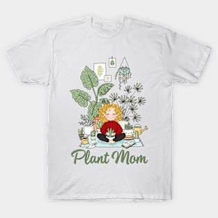 Plant Mom Personalized Gift T-Shirt